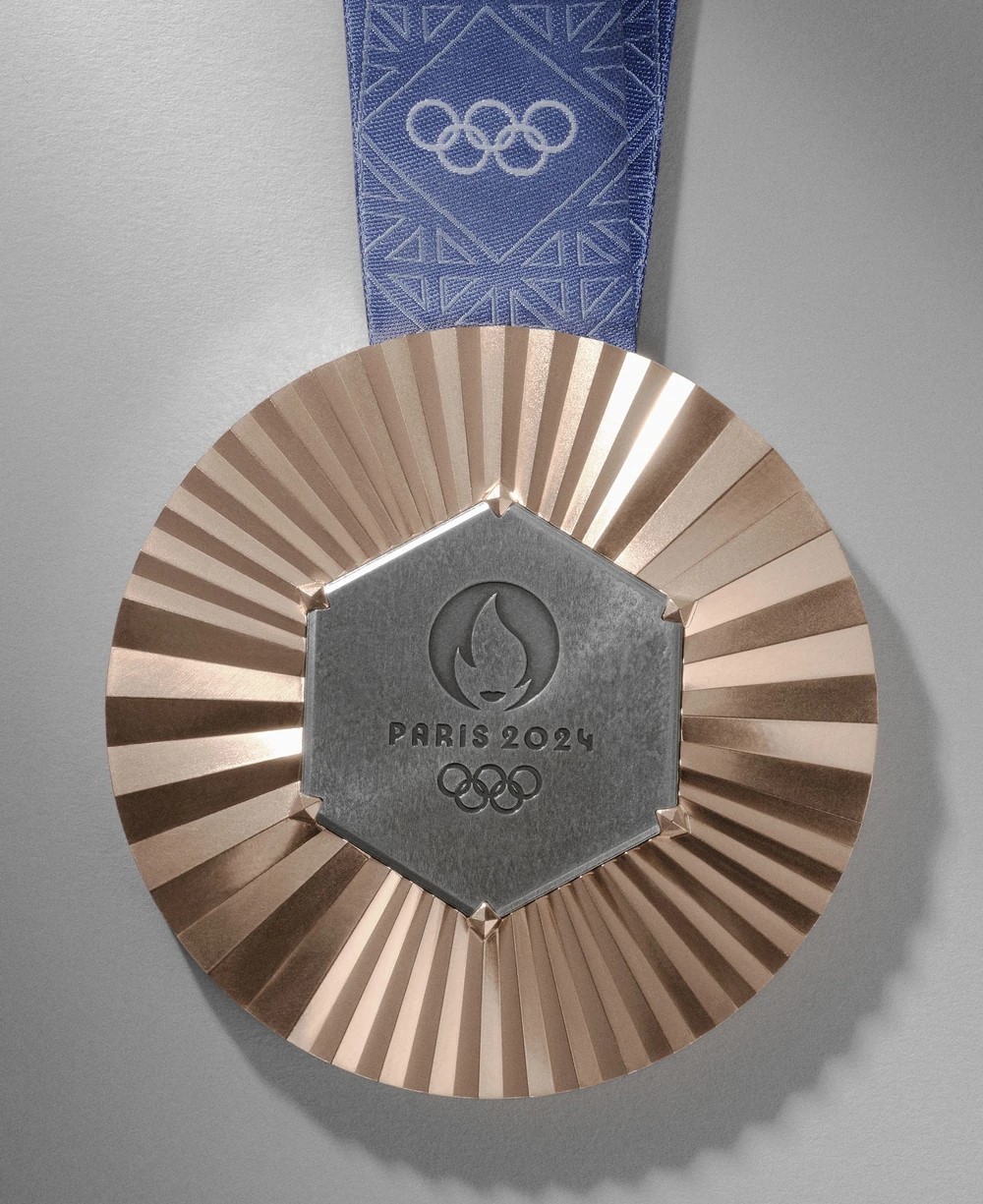 Nueva! Medalla Bronce Juegos Olimpicos Paris 2024 Olimpiadas 3er Lugar Tamaño y peso REAL