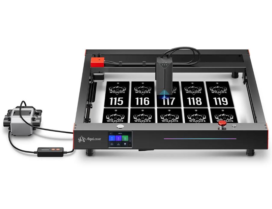 AlgoLaser Delta 40W Diodo con Asistencia de Aire + Panel