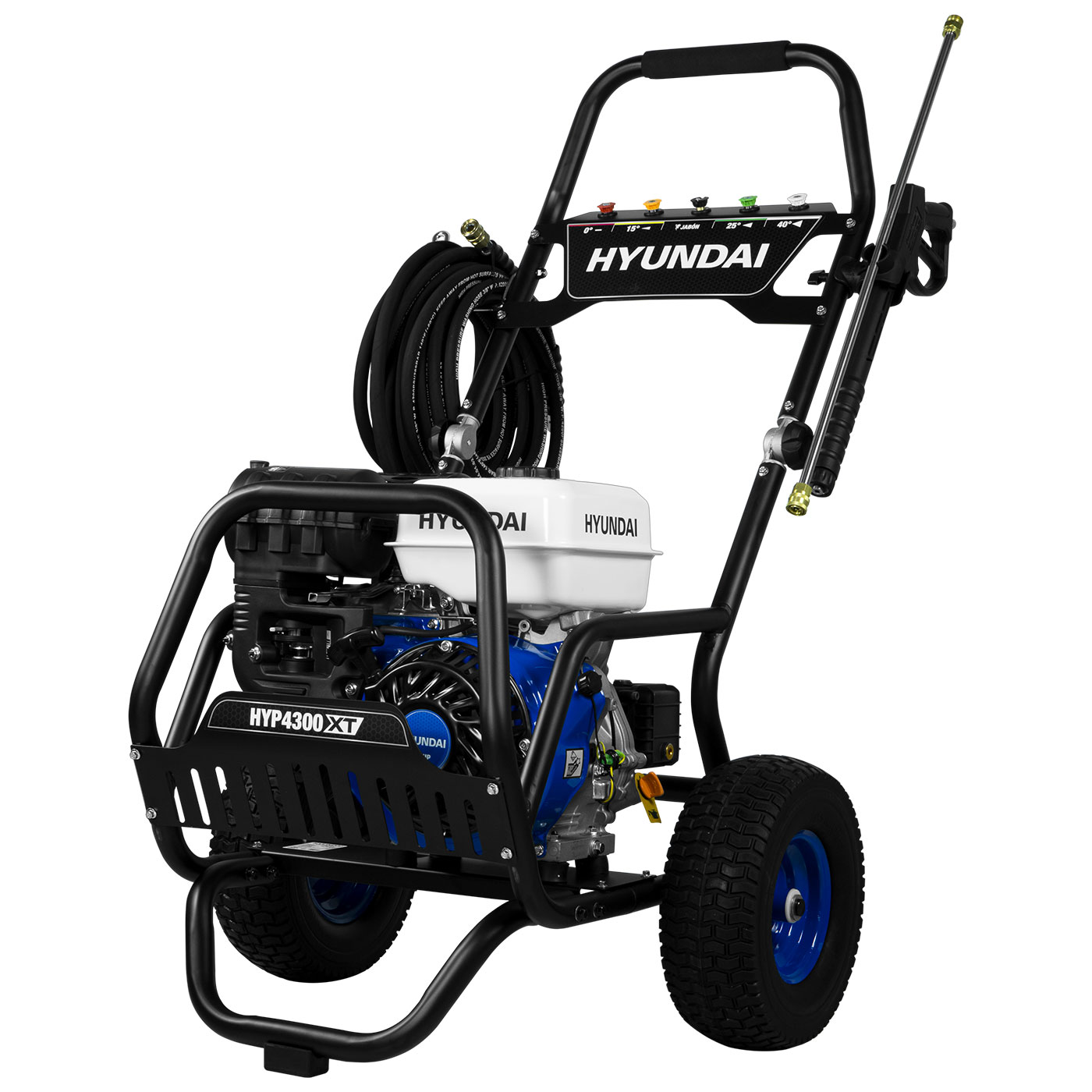 Hidrolavadora Hyundai Triplex 15 Hp 4200 Psi 289 Bar C/Base Abatible - HYP4300XT