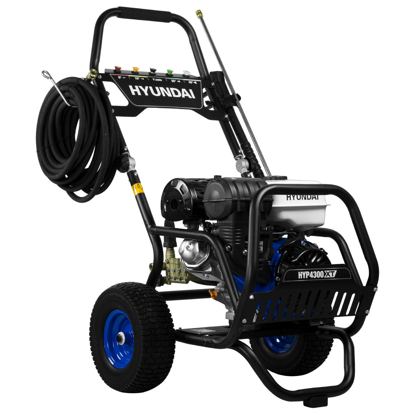Hidrolavadora Hyundai Triplex 15 Hp 4200 Psi 289 Bar C/Base Abatible - HYP4300XT