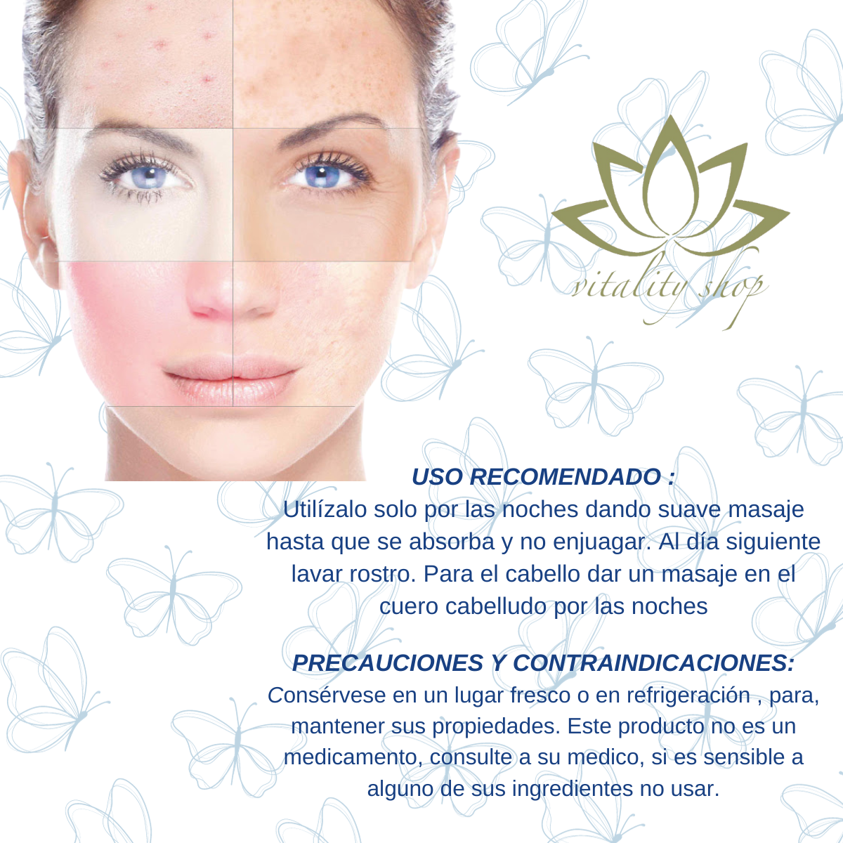 Aceite Ozonizado Antioxidante Regenerador Elimina Manchas 125ML