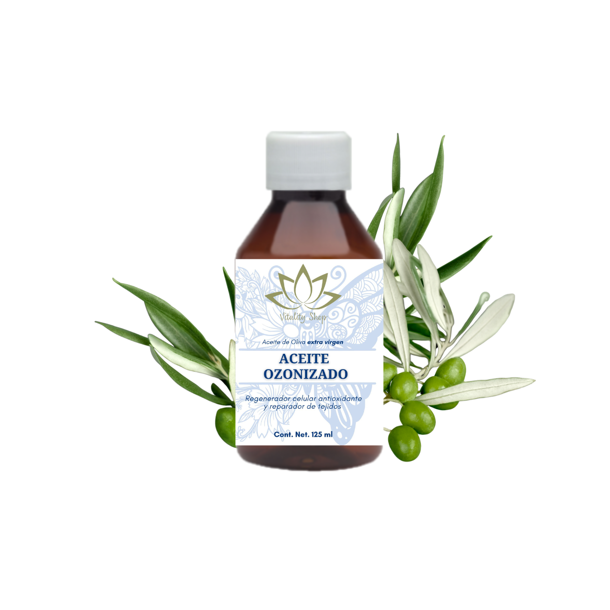 Aceite Ozonizado Antioxidante Regenerador Elimina Manchas 125ML