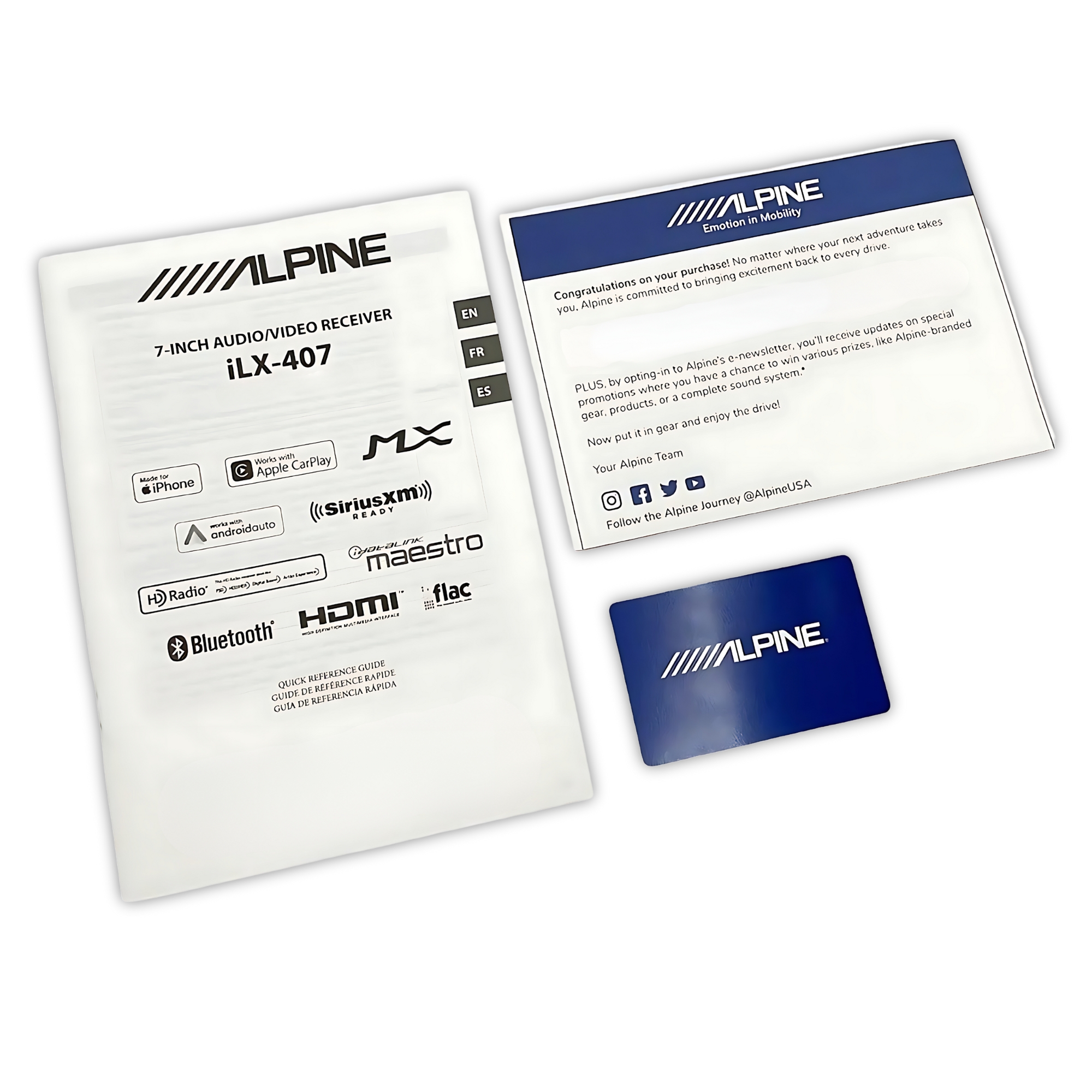 Autoestéreo Pantalla 2 DIN 7 Pulgadas Alpine iLX-407 USB