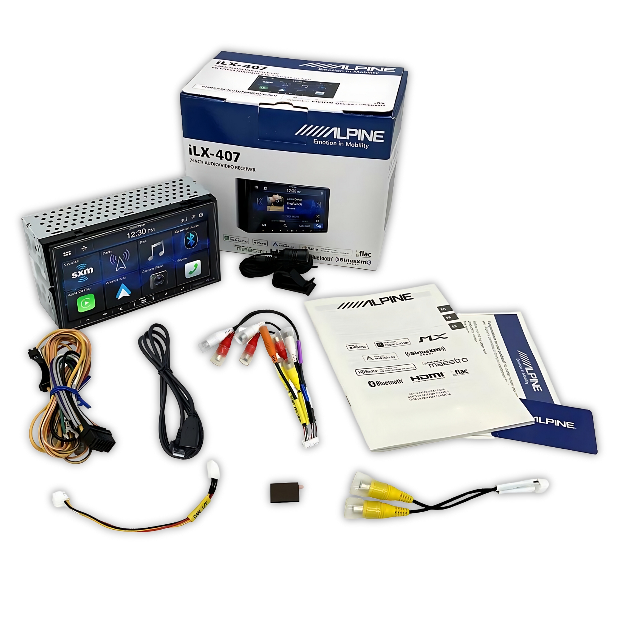 Autoestéreo Pantalla 2 DIN 7 Pulgadas Alpine iLX-407 USB