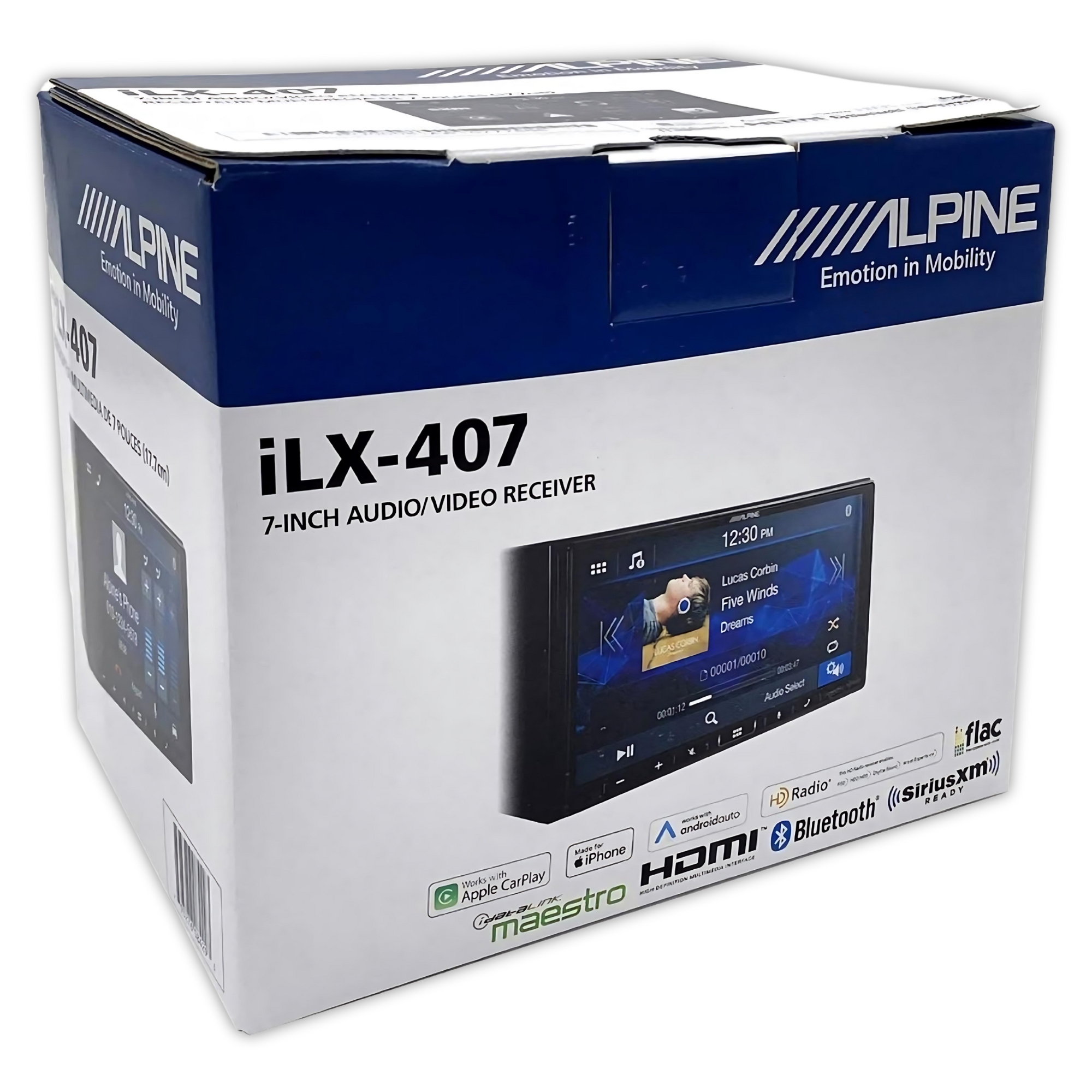 Autoestéreo Pantalla 2 DIN 7 Pulgadas Alpine iLX-407 USB
