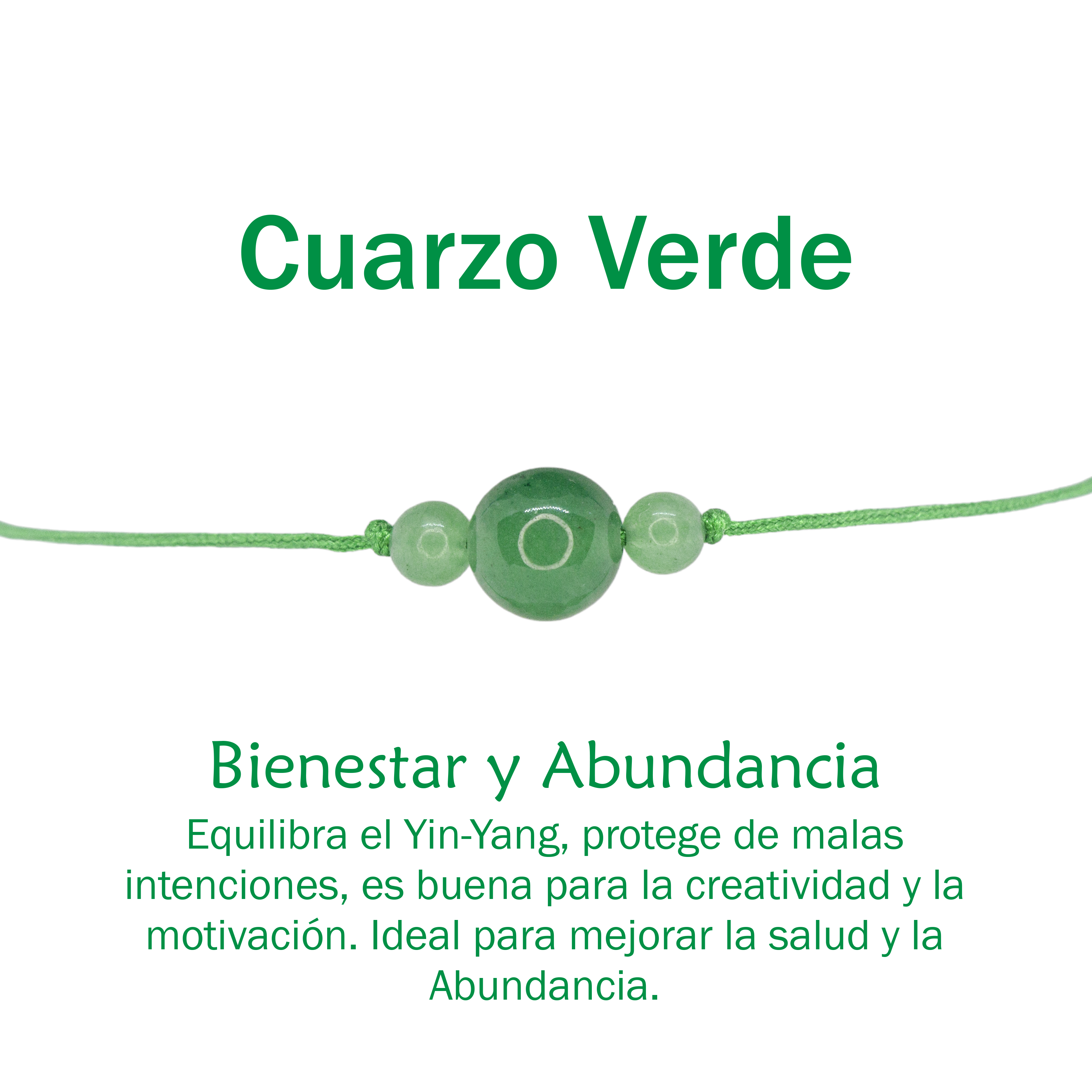 Pulseras de Cuarzo Verde, Cuarzo Blanco, Lapislázuli Paquete de 3 pulseras de cuarzos naturales