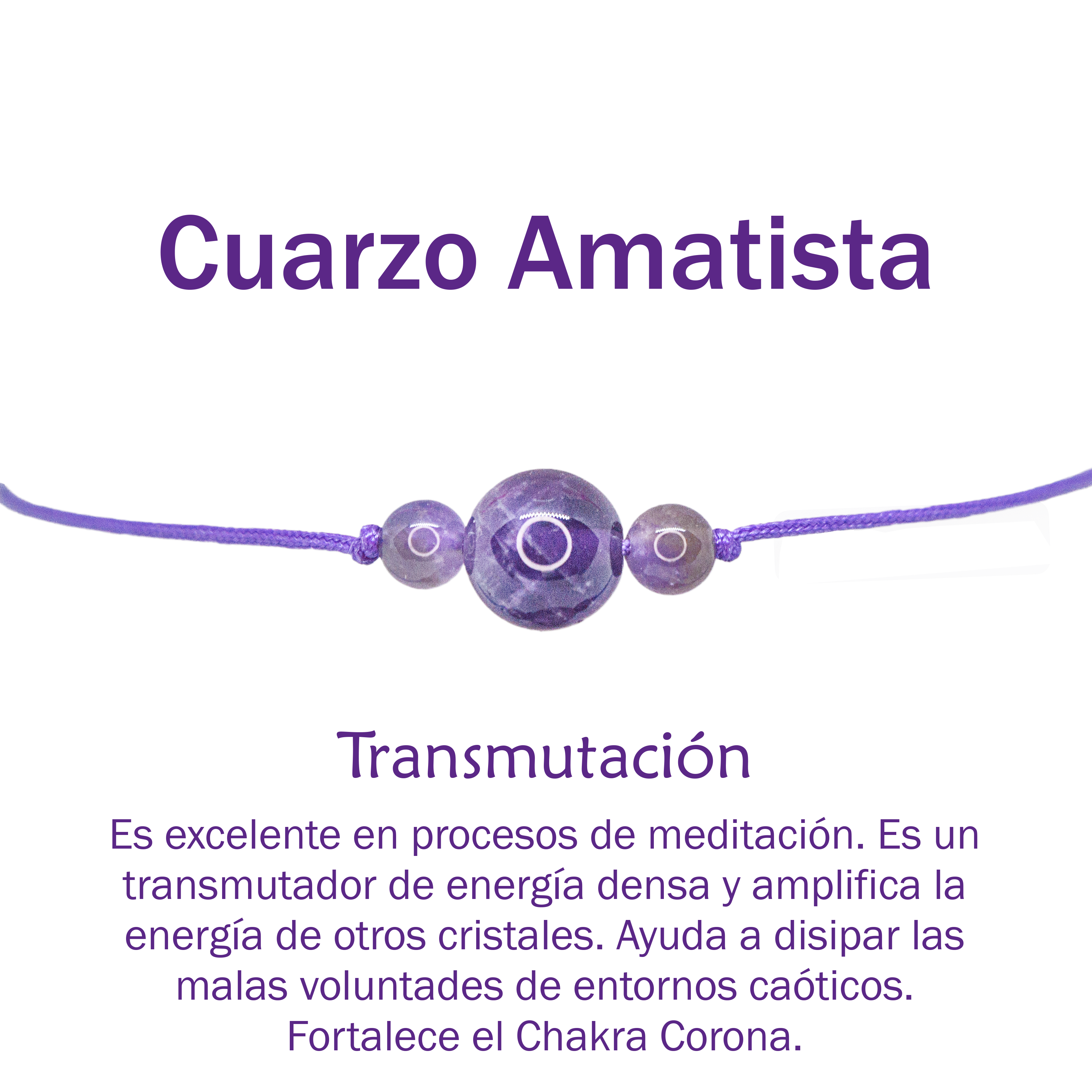 Pulseras LGBT Pride + Cuarzo Rosa + Cuarzo Amatista Paquete de 3 pulseras de cuarzos naturales
