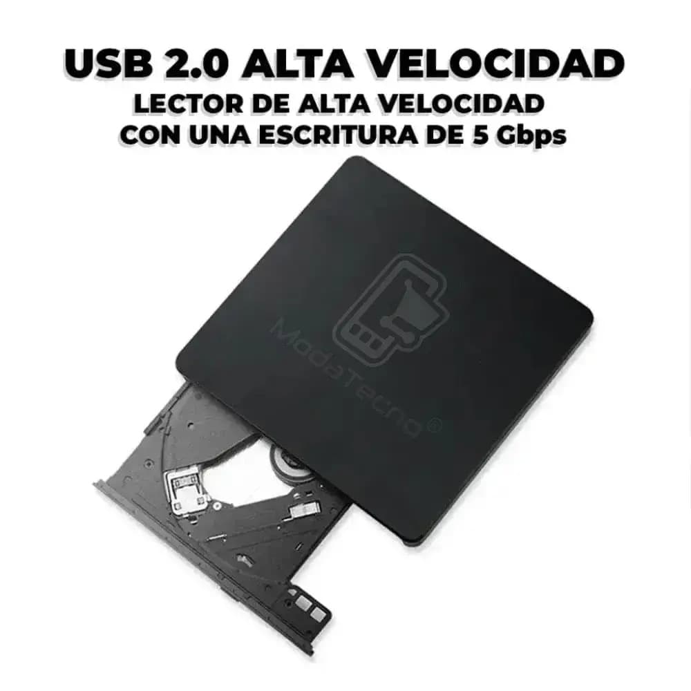 Reproductor De Cd Y Dvd Modatecno Lector Usb Para Pc Laptop
