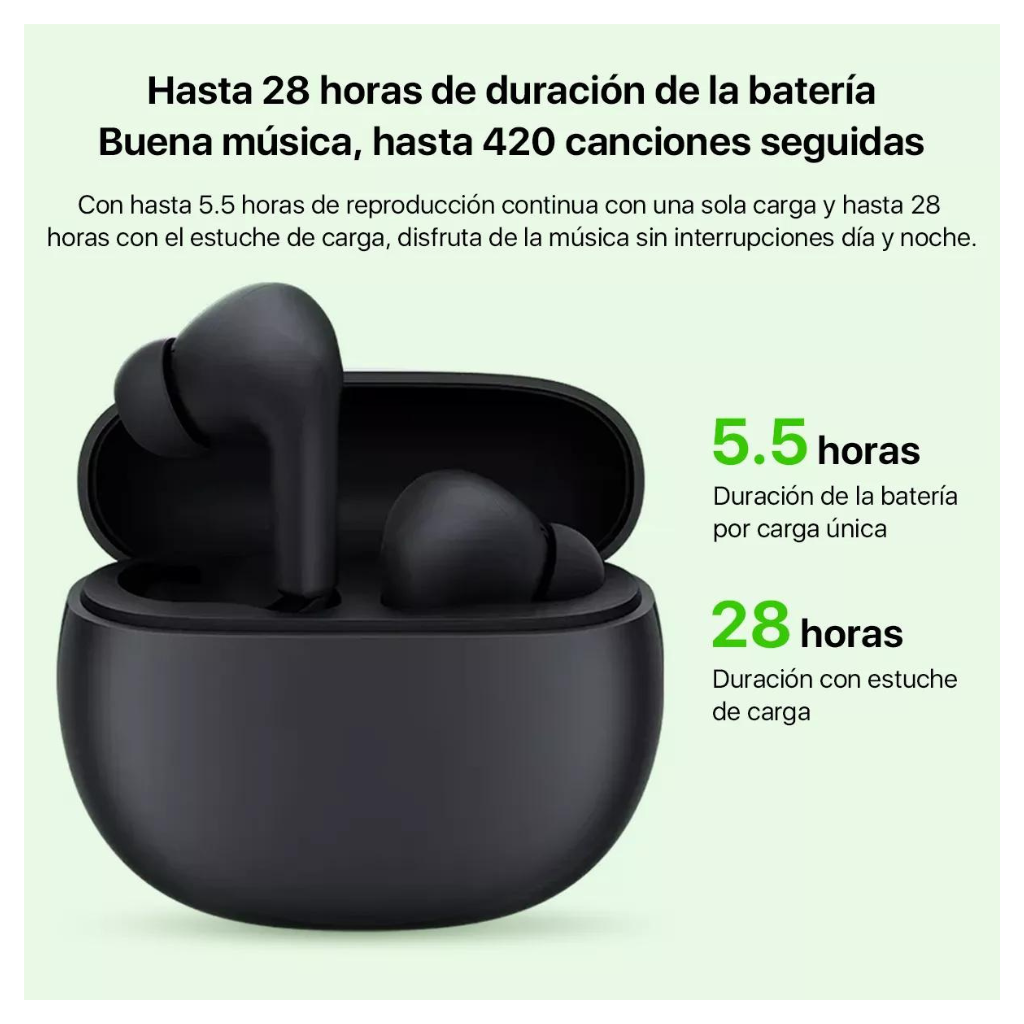 Audifonos Xiaomi redmi buds 4 active. Bluetooth