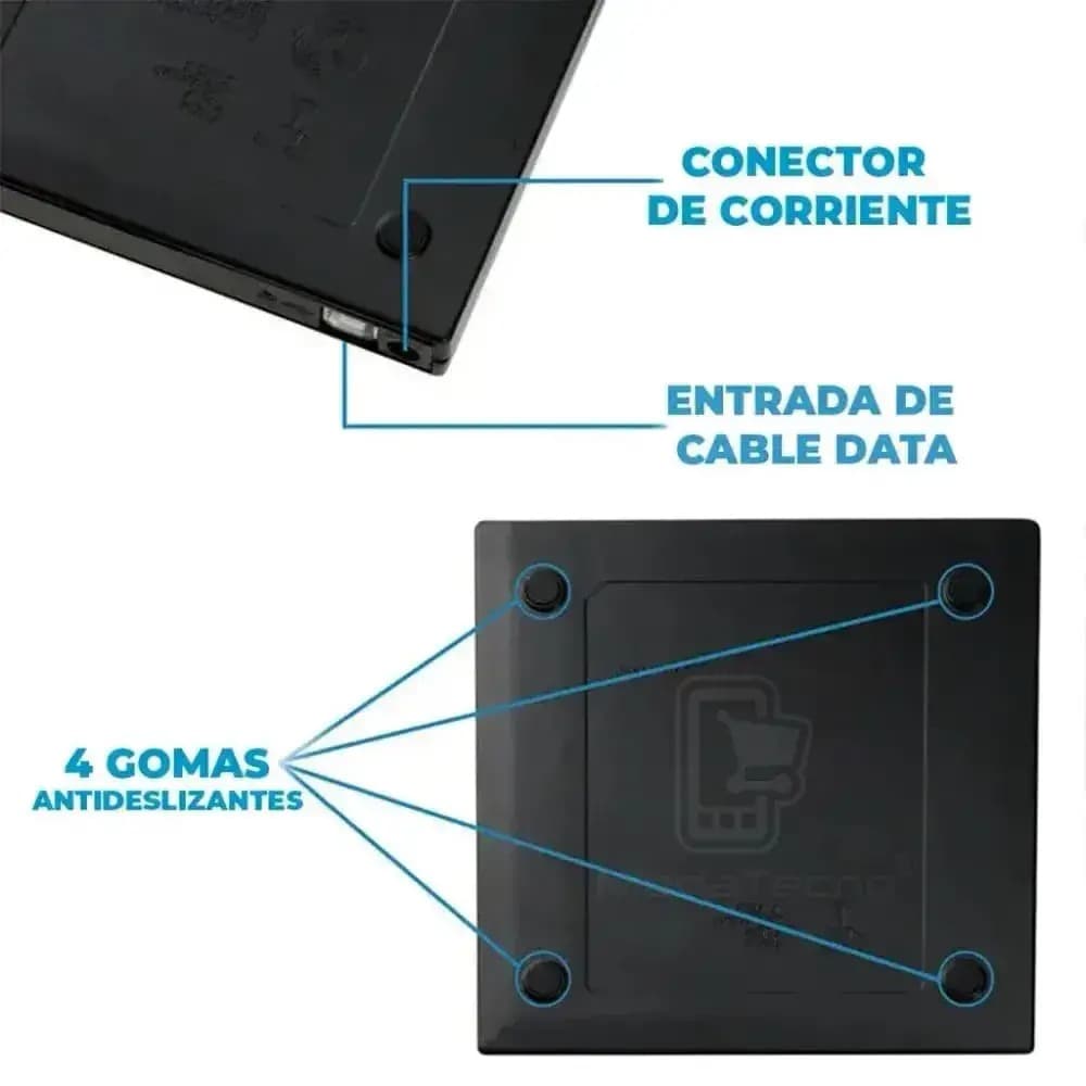 Reproductor De Cd Y Dvd Modatecno Lector Usb Para Pc Laptop