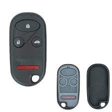 CARCASA HONDA Accord 98-02 Civic Tapa lisa * 4 botones para control de alarma