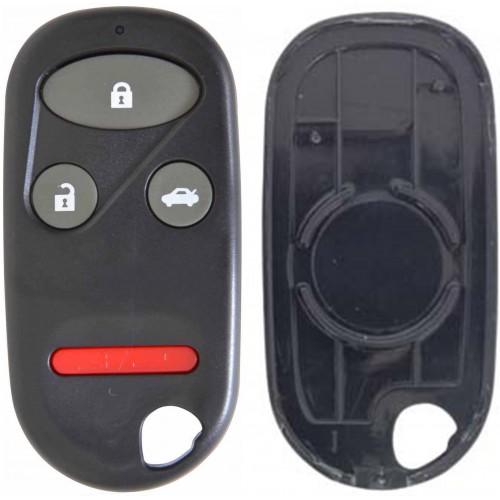 CARCASA HONDA Accord 98-02 Civic Tapa lisa * 4 botones para control de alarma