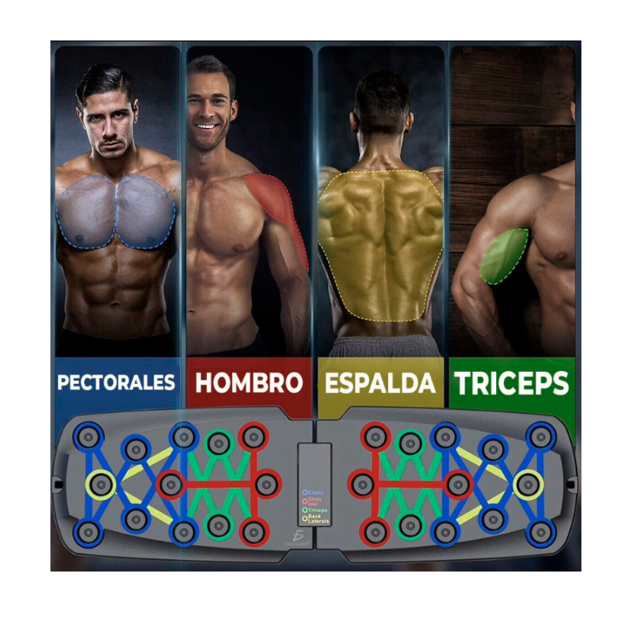 Tabla plegable flexiones multifuncion 10 en 1