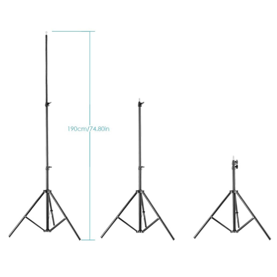 Tripie Mini Para Lampara Video De Aro Luz Led Fotografía 2.1M