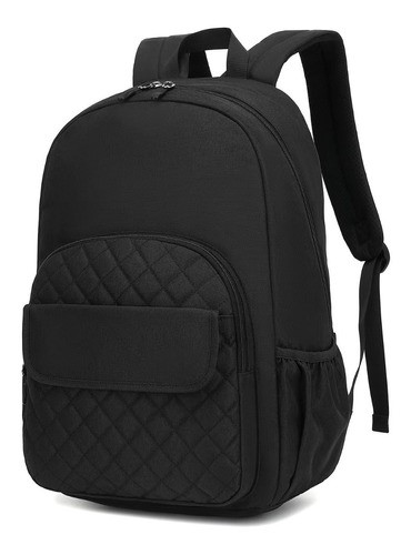 Mochila Juvenil De Gran Capacidad (con Puerto Usb) NEGRO