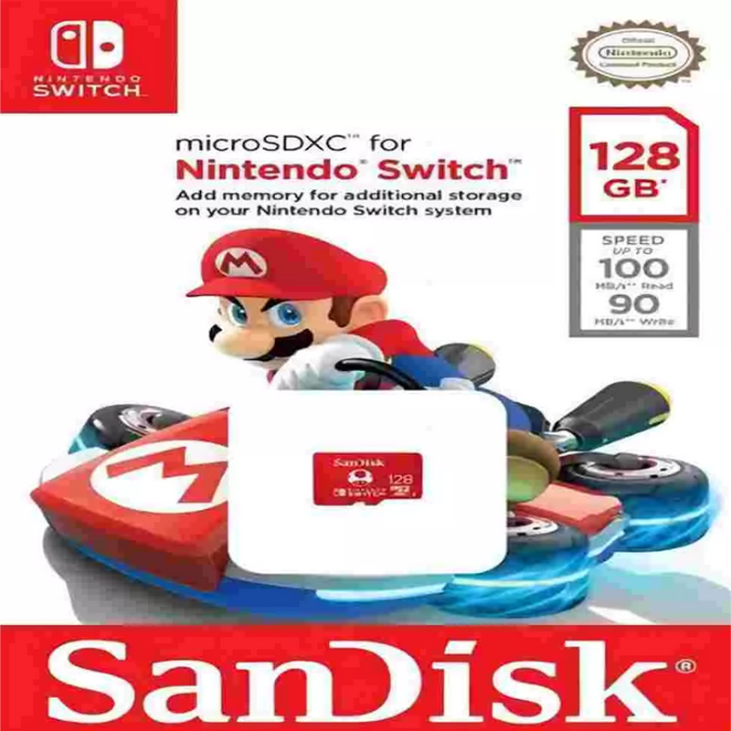 Tarjeta de memoria SanDisk Nintendo Switch 128GB