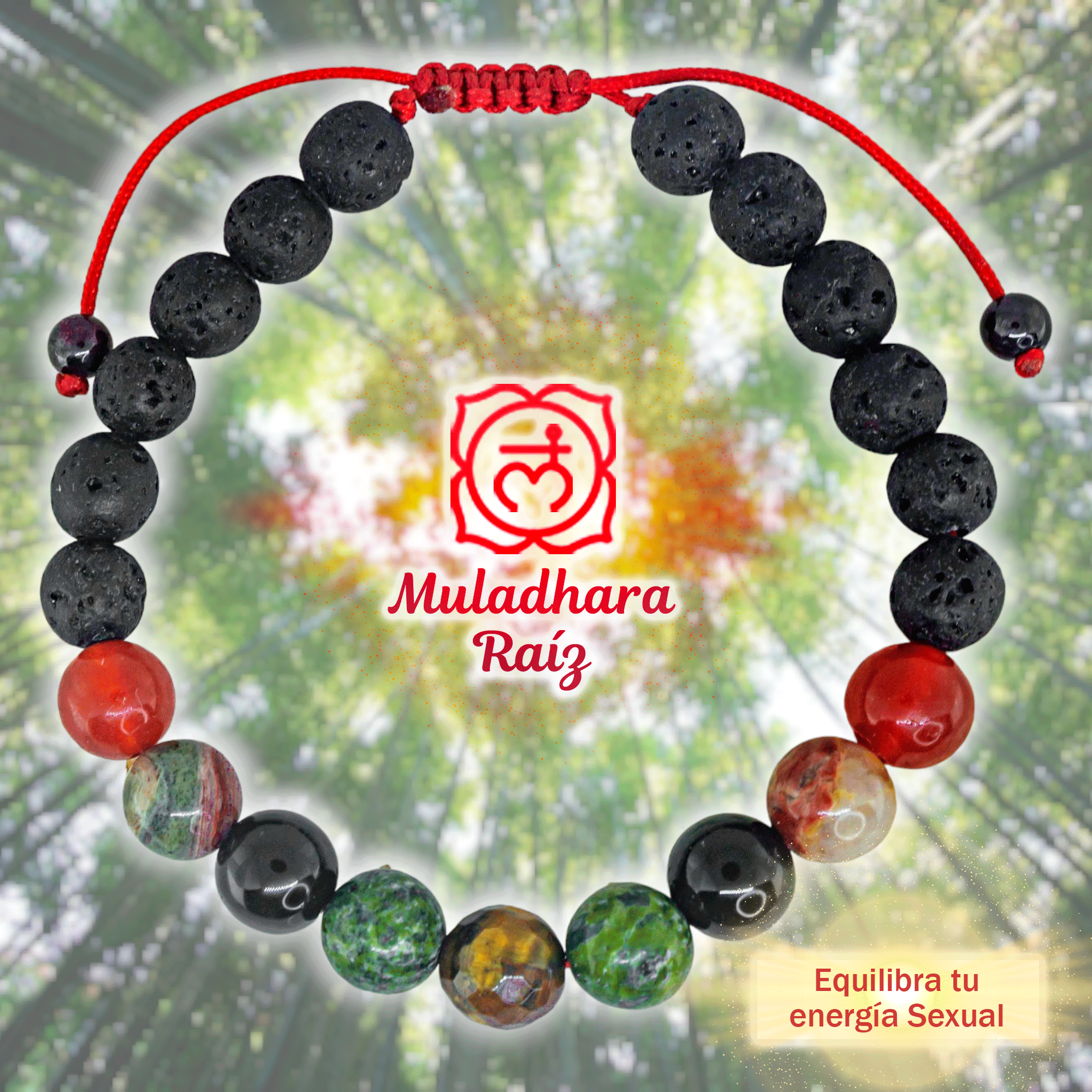 Pulsera de Cuarzos Naturales doble protección contra envidia y mal de ojo
