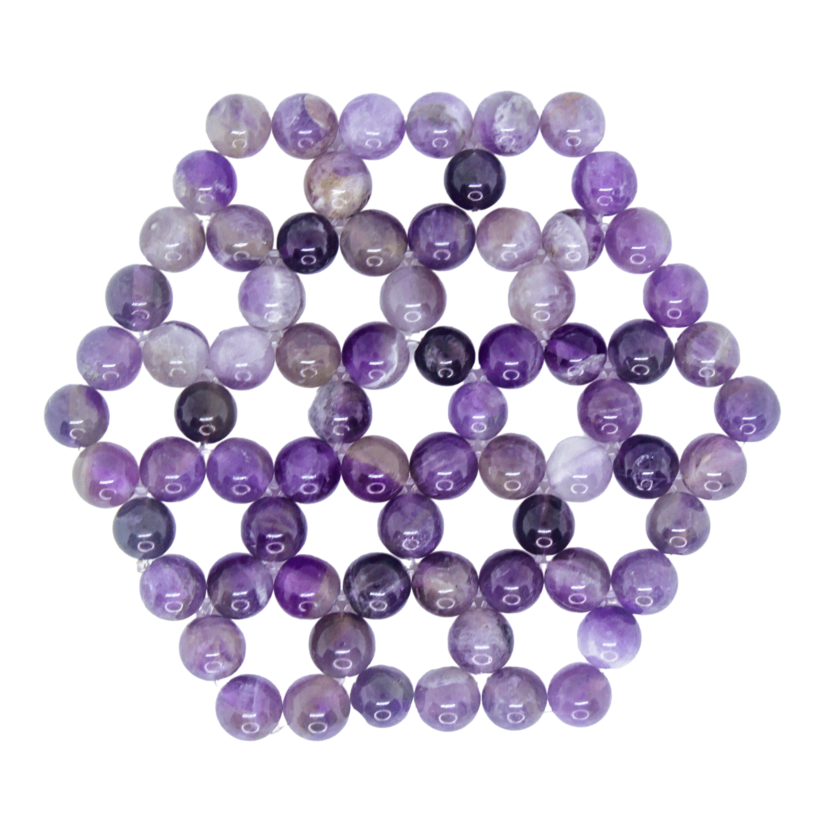 Red Energética Meditación Armonizador Cuarzos y Piedras Naturales Cuarzo Amatista