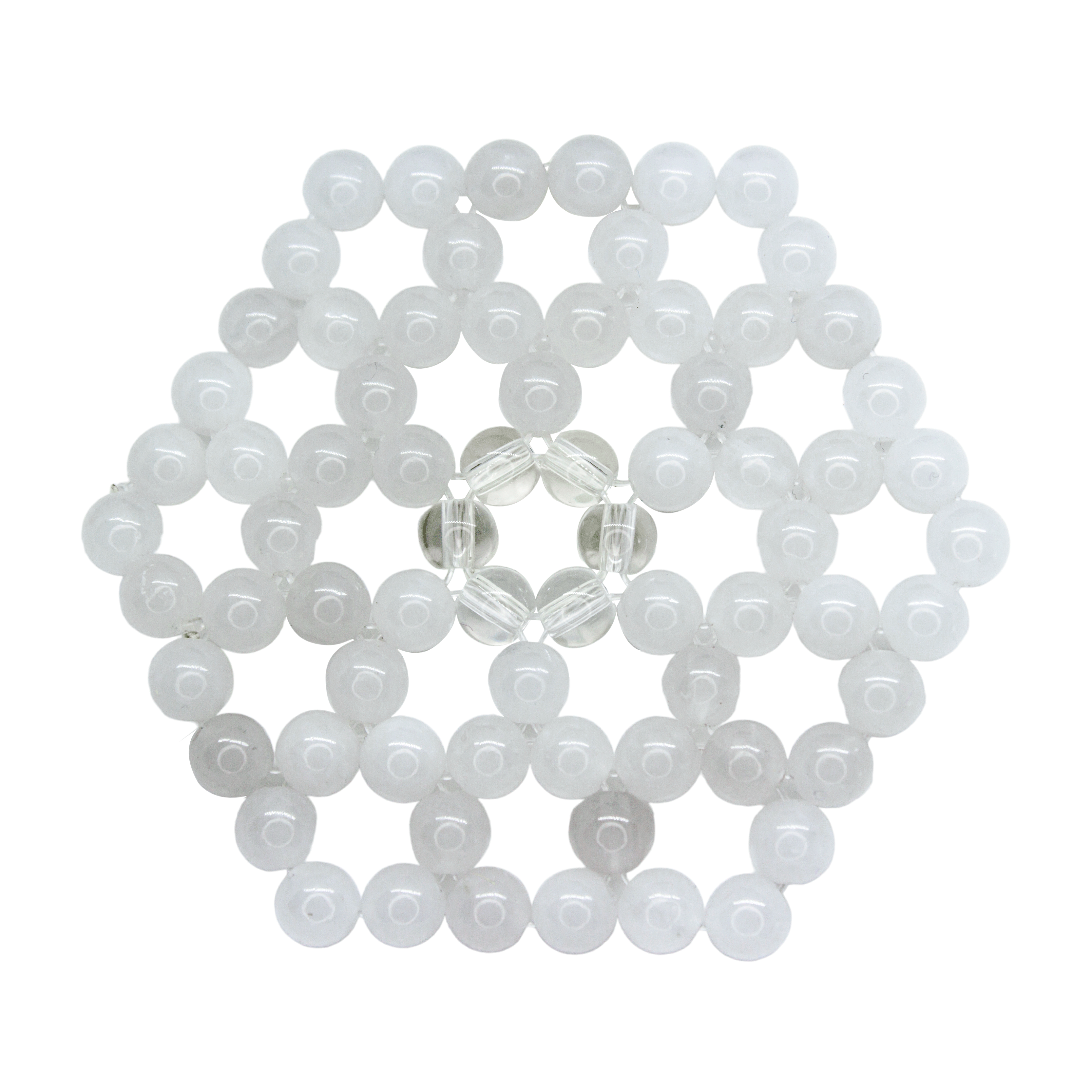 Red Energética Meditación Armonizador Cuarzos y Piedras Naturales Cuarzo Blanco y Cuarzo Maestro