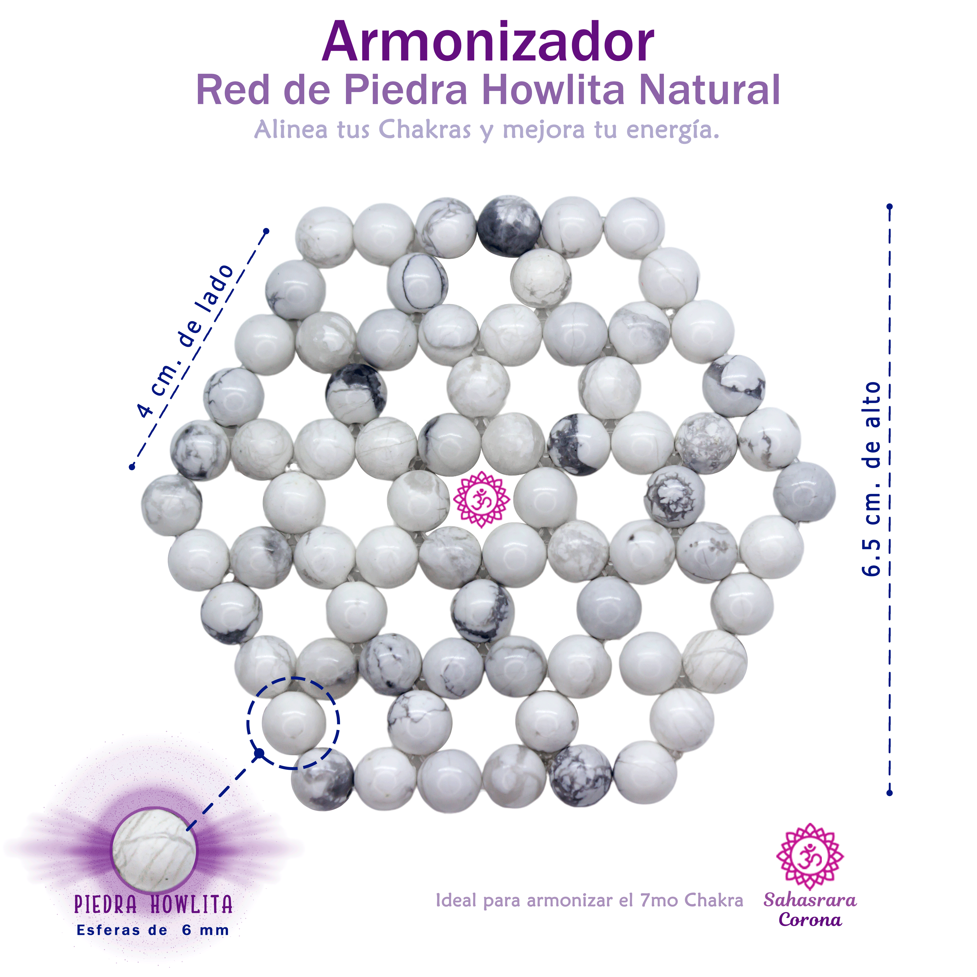 Red Energética Meditación Armonizador Cuarzos y Piedras Naturales
