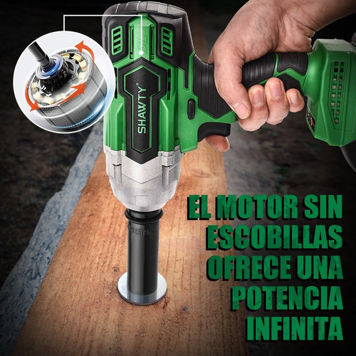 650n.m Llave De Impacto 1/2 Inalámbrica Shawty C/2batería