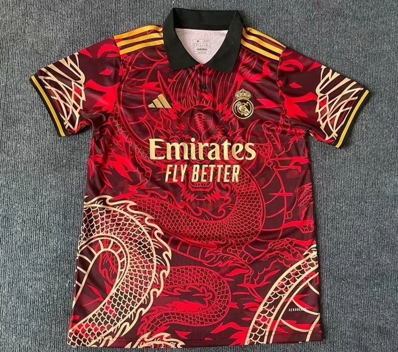 Nuevo! Jersey Real Madrid 2024/2025 Edicion Especial Red Dragon Talla L