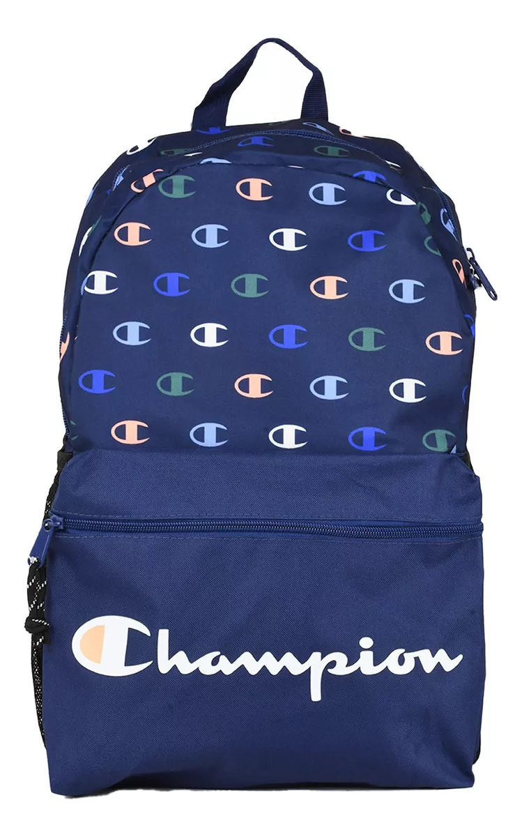 ML Mochila Champion Casual Escolar Azul Charter Backpack Color Azul