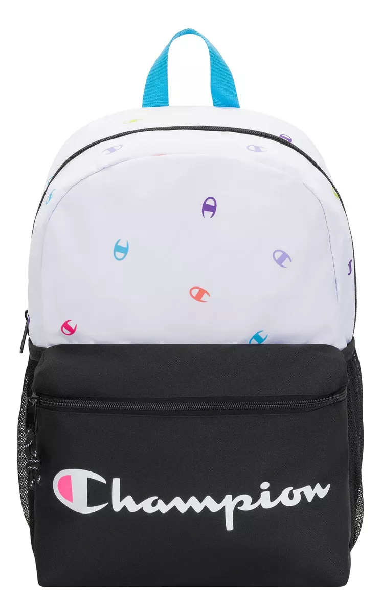M  Mochila Champion Casual Escolar Blanco