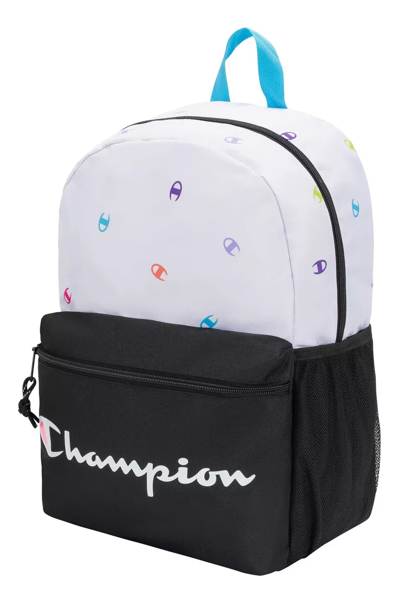 M  Mochila Champion Casual Escolar Blanco