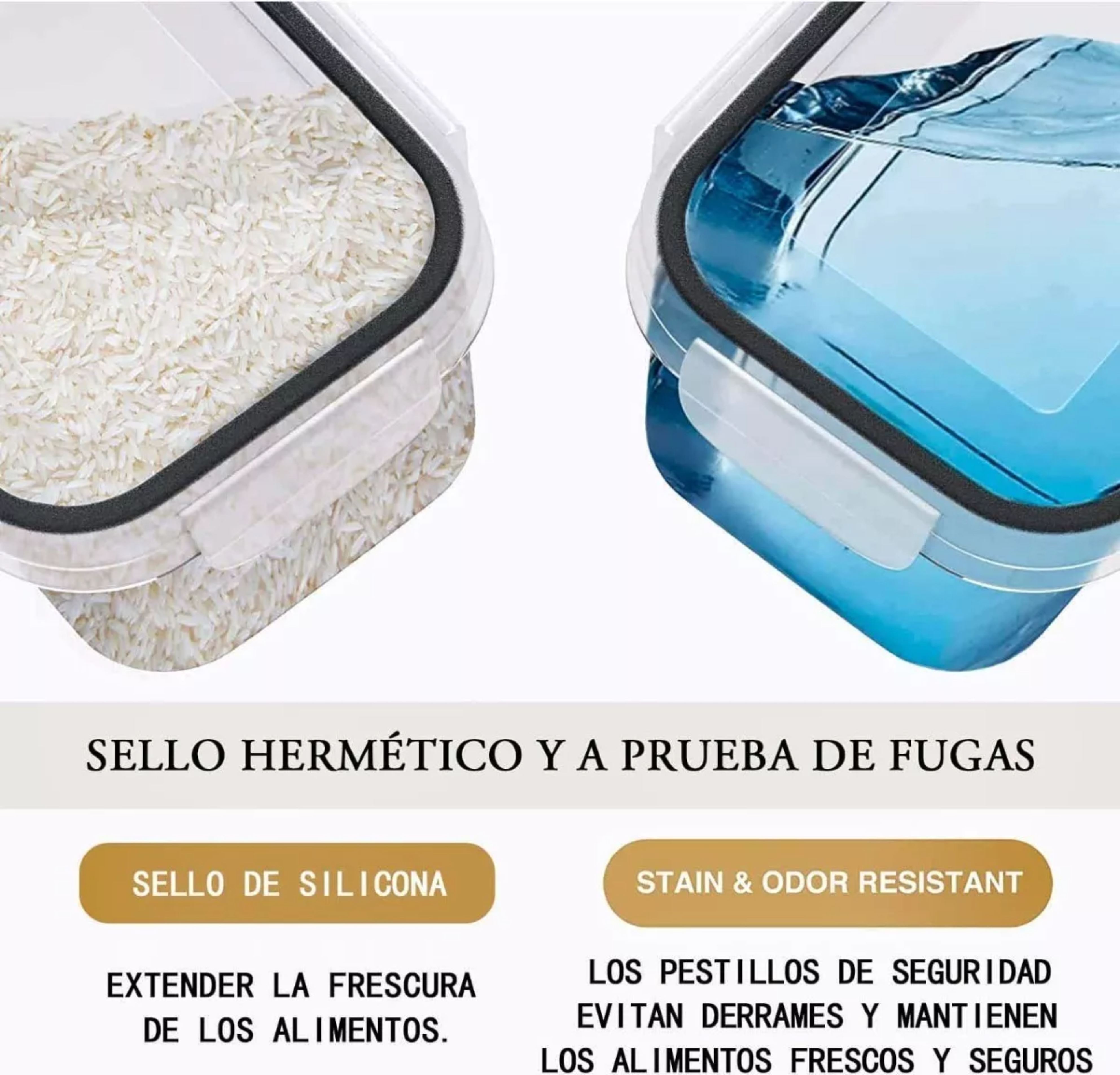 O F E R T A Contenedores Plásticos Herméticos Para Almacenar 24 Piezas
