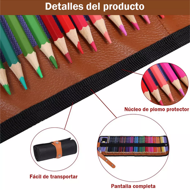 Set De Lápices De Colores Profesionales Y Artísticos 50 Piezas