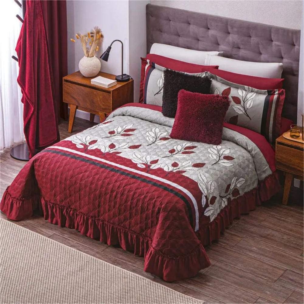 Colcha King Size Neo Ainara Con Fundas Lavable Concord
