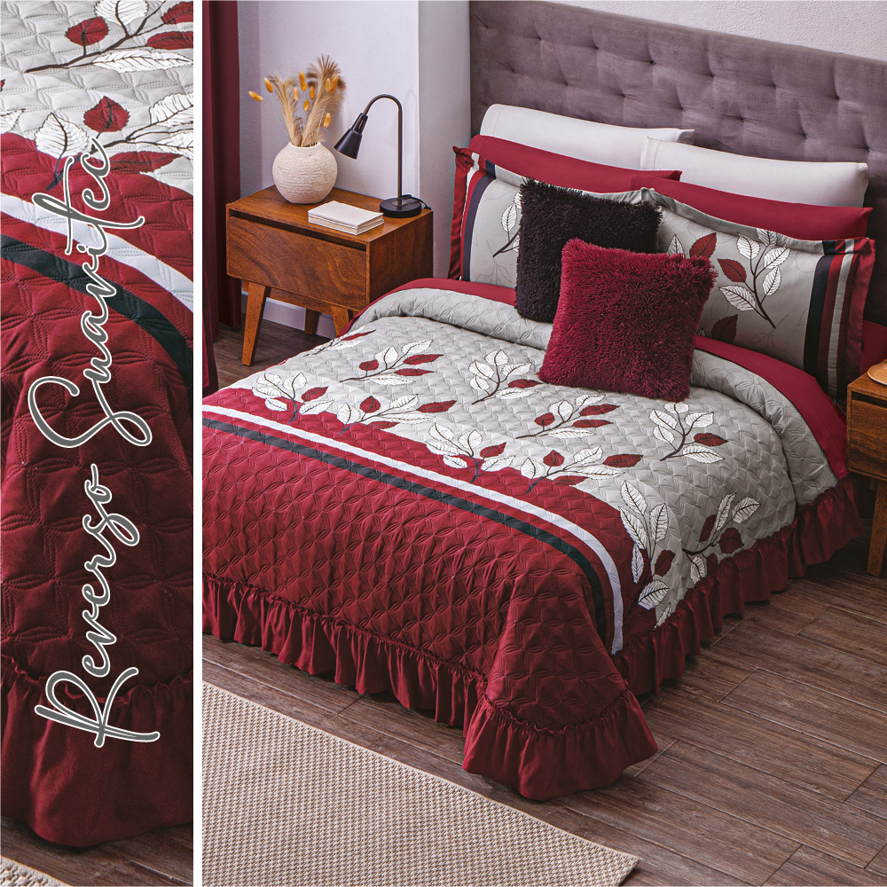 Colcha King Size Neo Ainara Con Fundas Lavable Concord