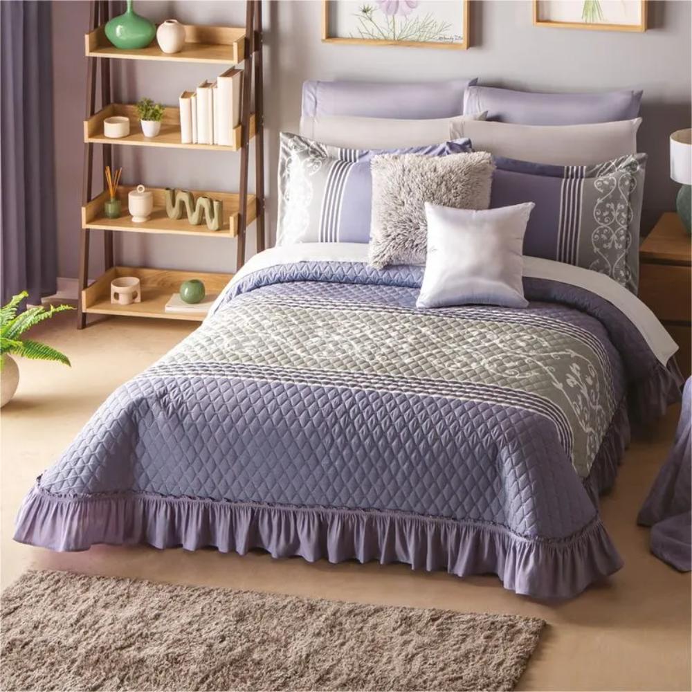 Colcha King Size Neo Athenea Con Fundas Lavable Concord