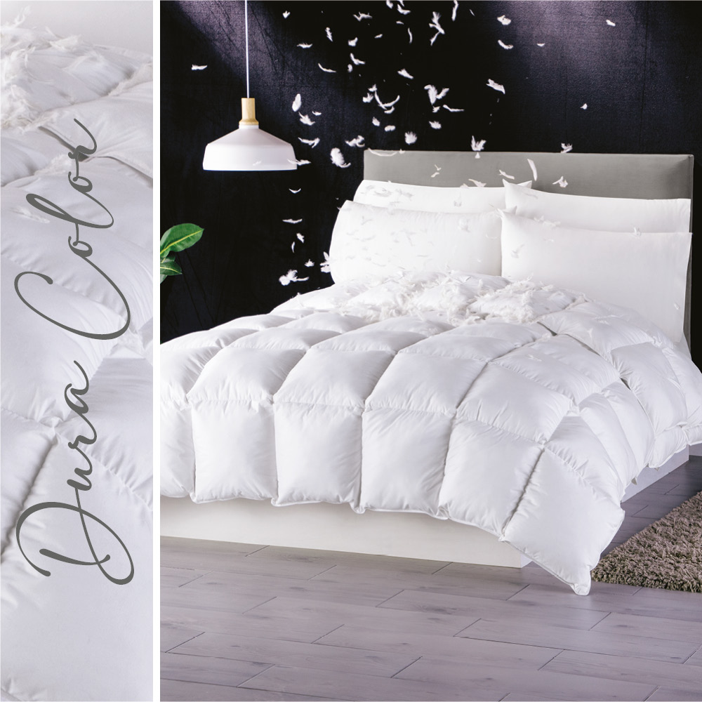 Edredón De Pluma Suave Premium King Size Blanco Concord
