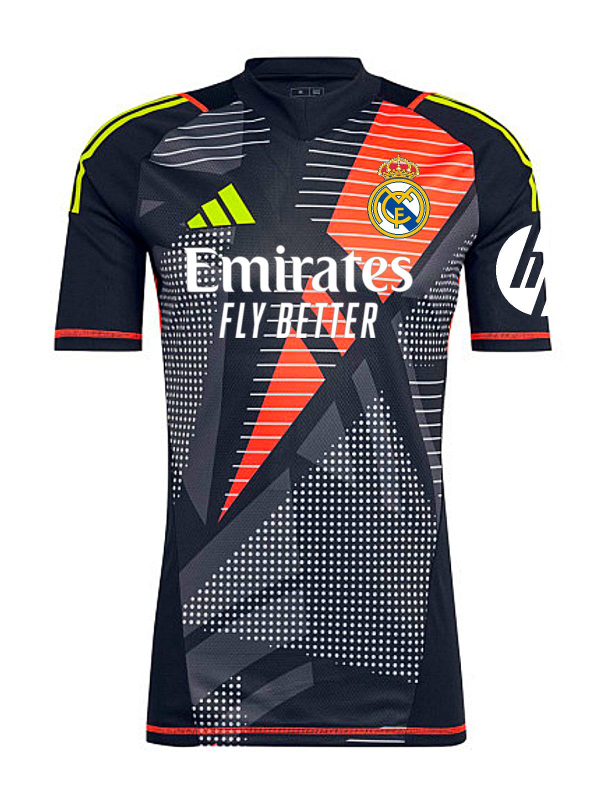 Nuevo! Jersey Real Madrid 2024/2025 Portero Arquero Negro Black  Talla XL