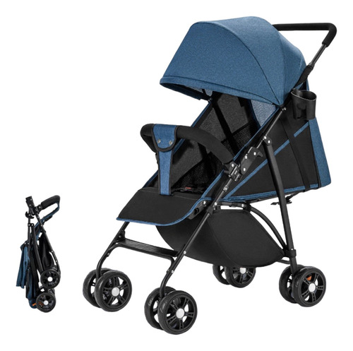 Carriola Carreola De Bastón Plegable Para Bebé Reclinable