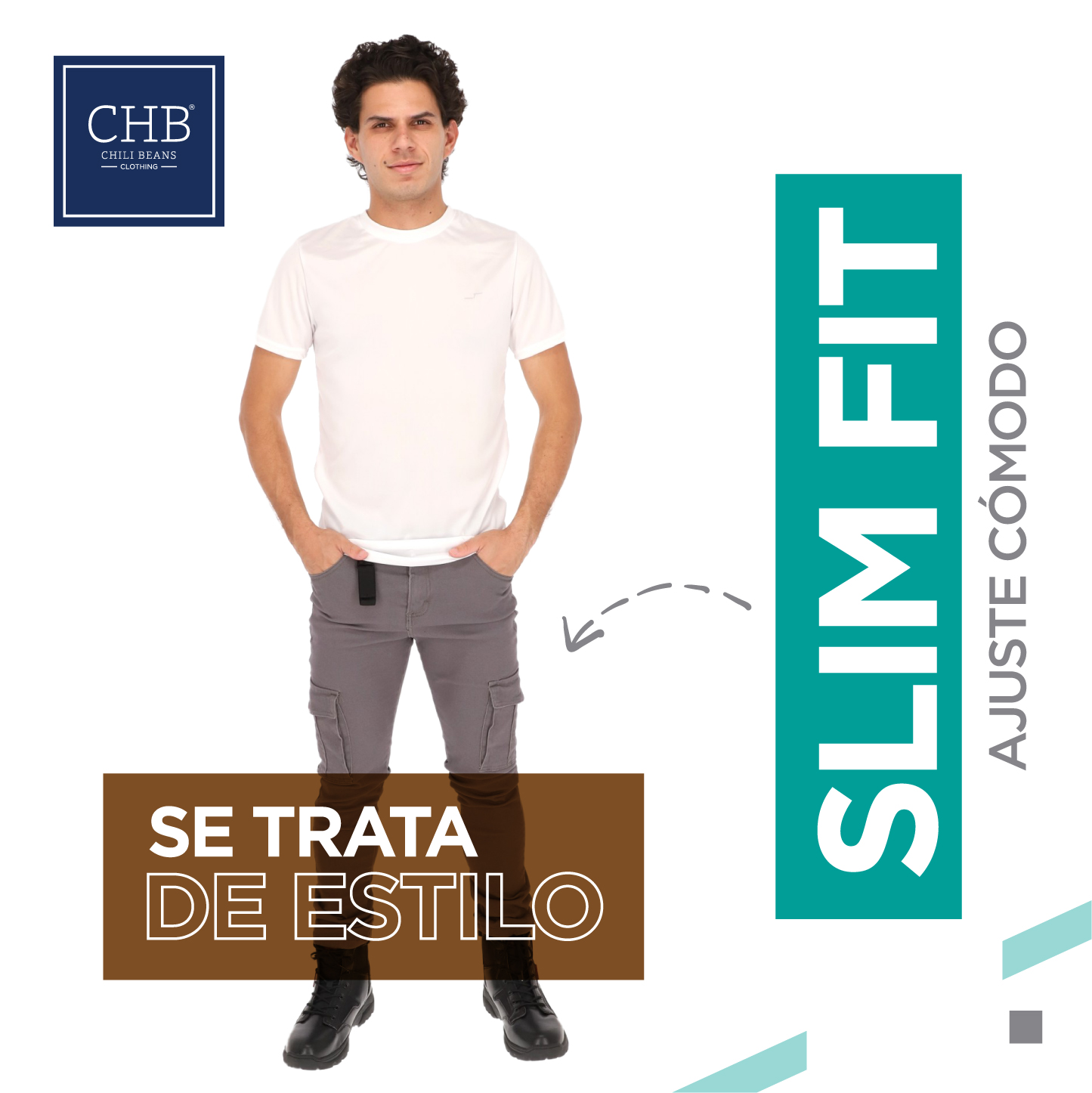 Pantalón Táctico Color Negro Para Hombre CHB Chili Beans Clothing Co.