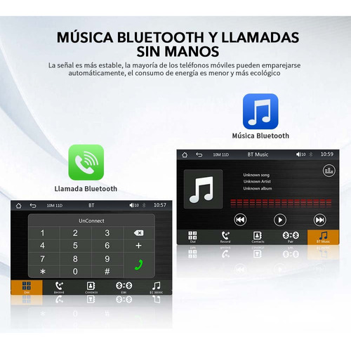 Estéreo Inalámbrico Para Coche 7 Para Apple Carplay 5300