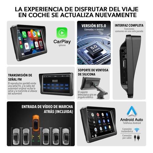 Estéreo Inalámbrico Para Coche 7 Para Apple Carplay 5300