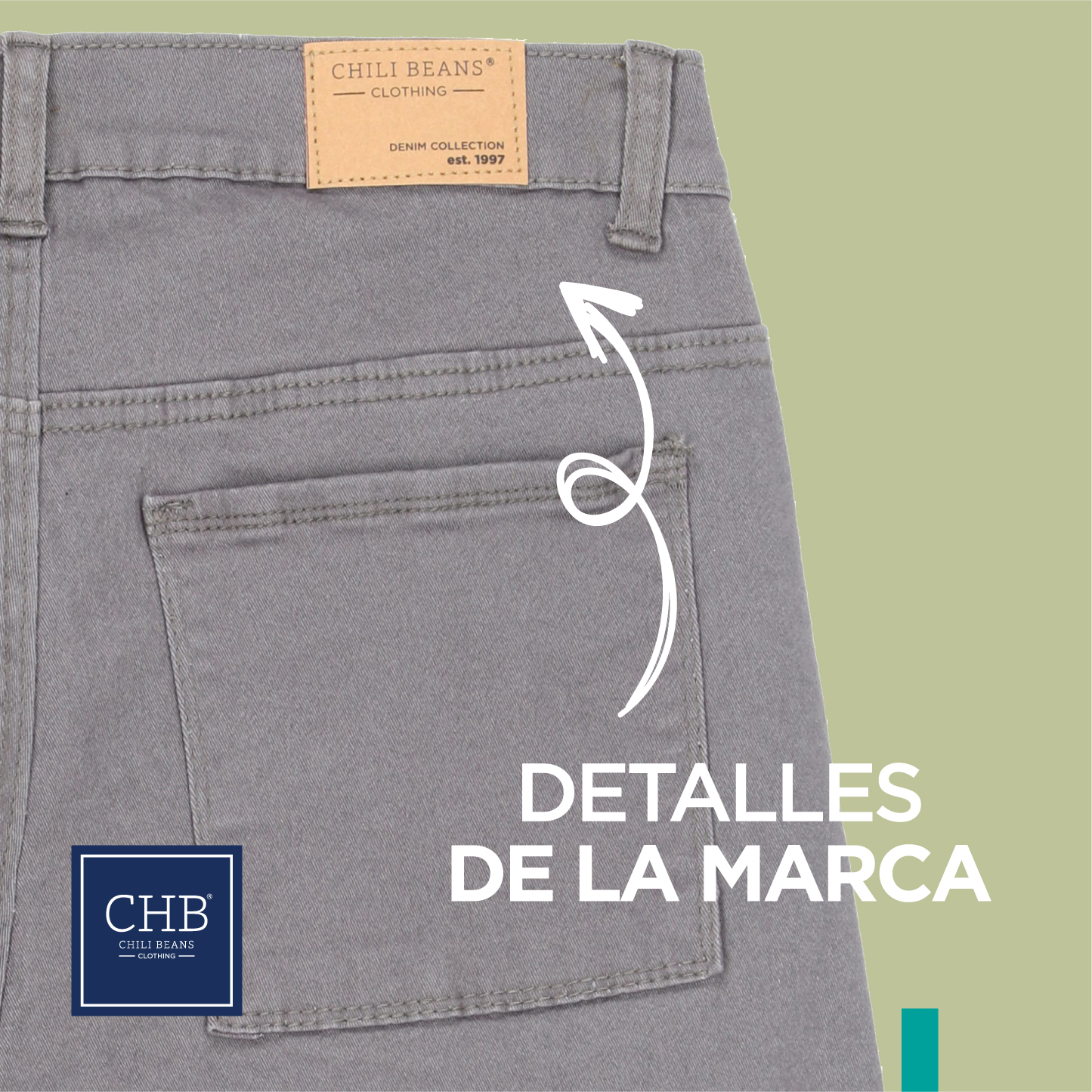 Pantalón Táctico Color Gris Para Hombre CHB Chili Beans Clothing Co.