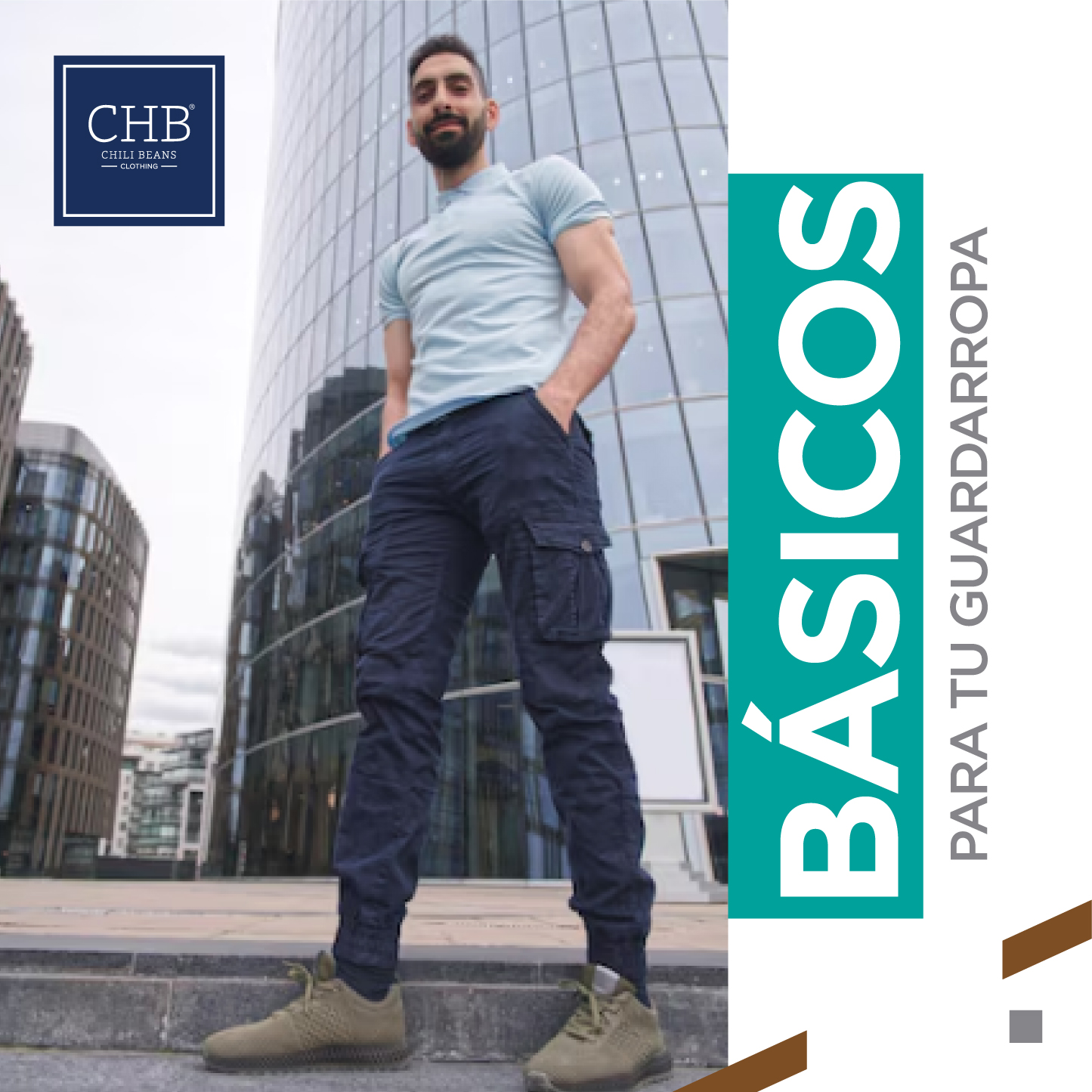 Pantalón Táctico Color Gris Para Hombre CHB Chili Beans Clothing Co.