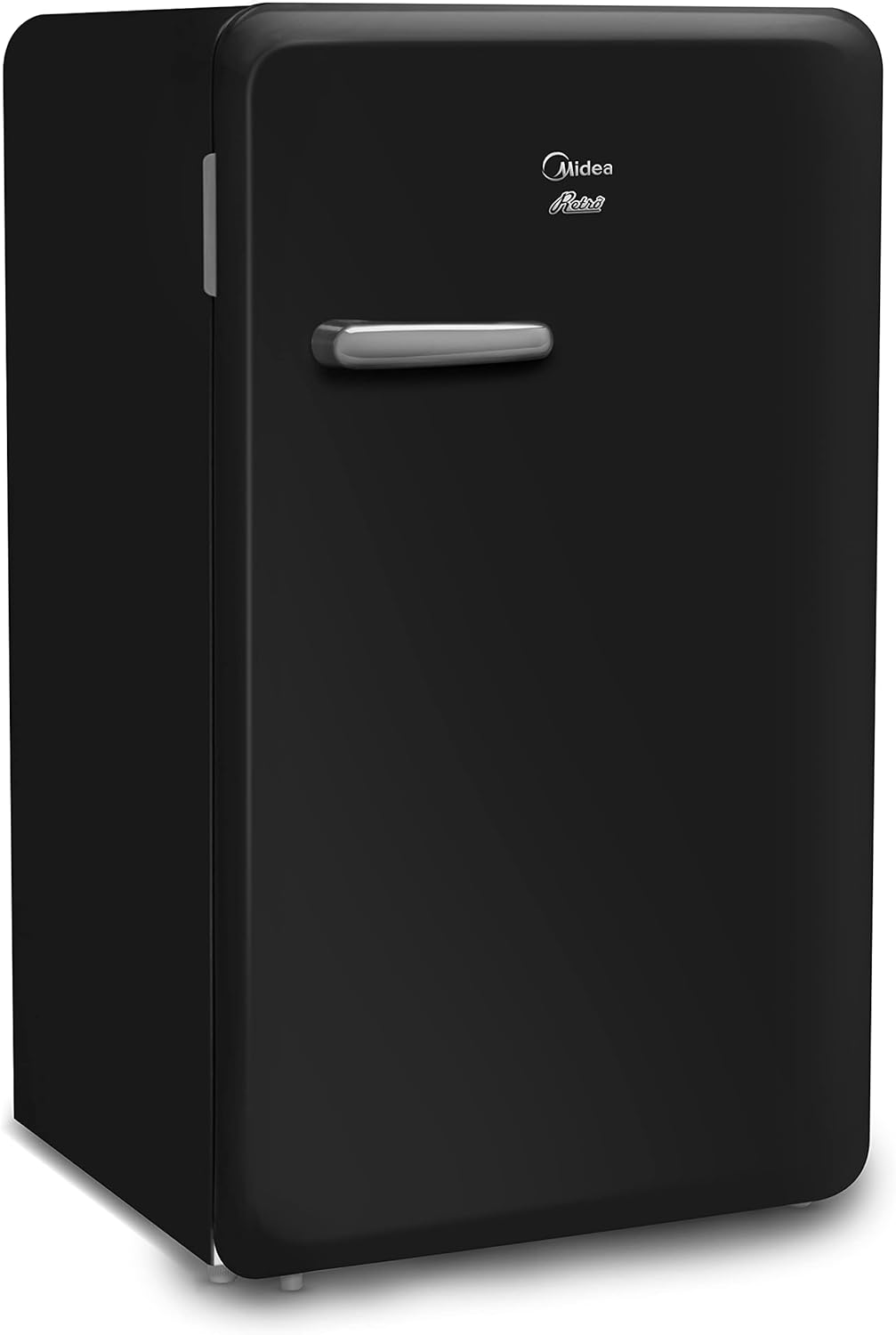 Midea Frigobar Retro Look de 4 Pies Cúbicos (106 L) en Color Negro - Always Cool