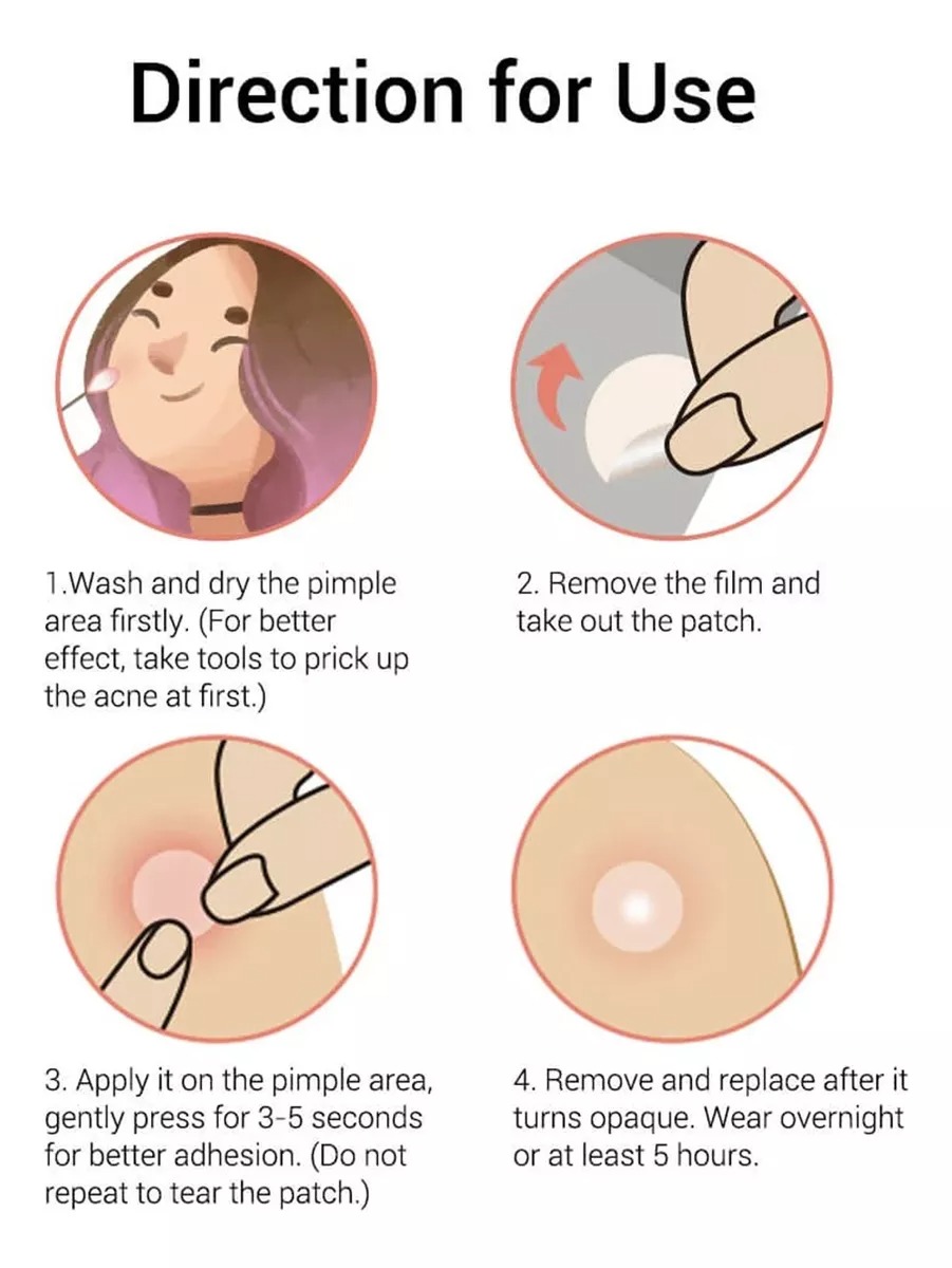 Parches para el acné, Acne Pimple Patch, 22 Piezas