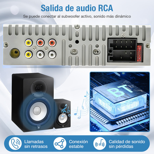 Auto Estereo Bluetooth Reproductor Dvd Cd Radio Para Carro