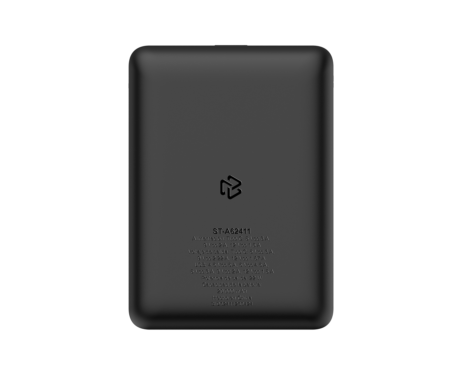 Bateria powerbank recargable 45W STF  20,000 mAh para celular