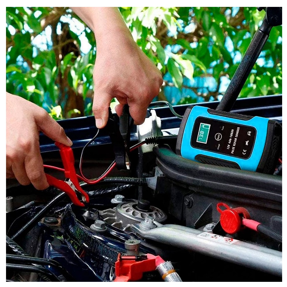 Cargador de Baterias para Auto, Moto, SUV y/o Vehiculo Ligero.