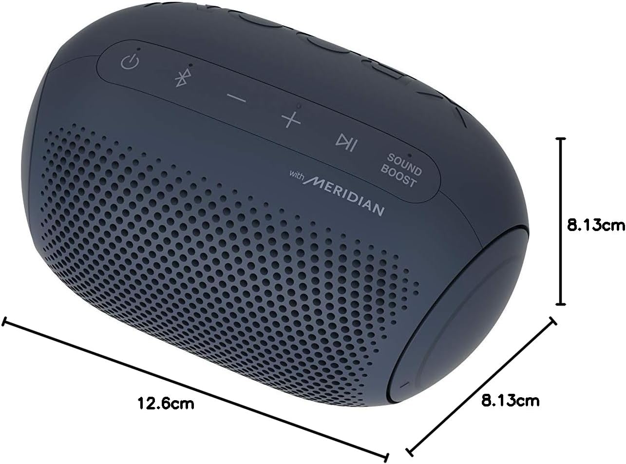 LG XBOOM Go PL2 - Bocina Bluetooth Portátil Inalámbrica con hasta 10 Horas de Batería - Color Negro