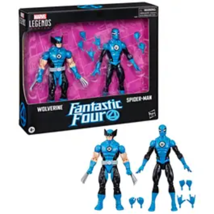 Fantastic Four Marvel Legends Series Wolverine and Spider-Man 2-Pack