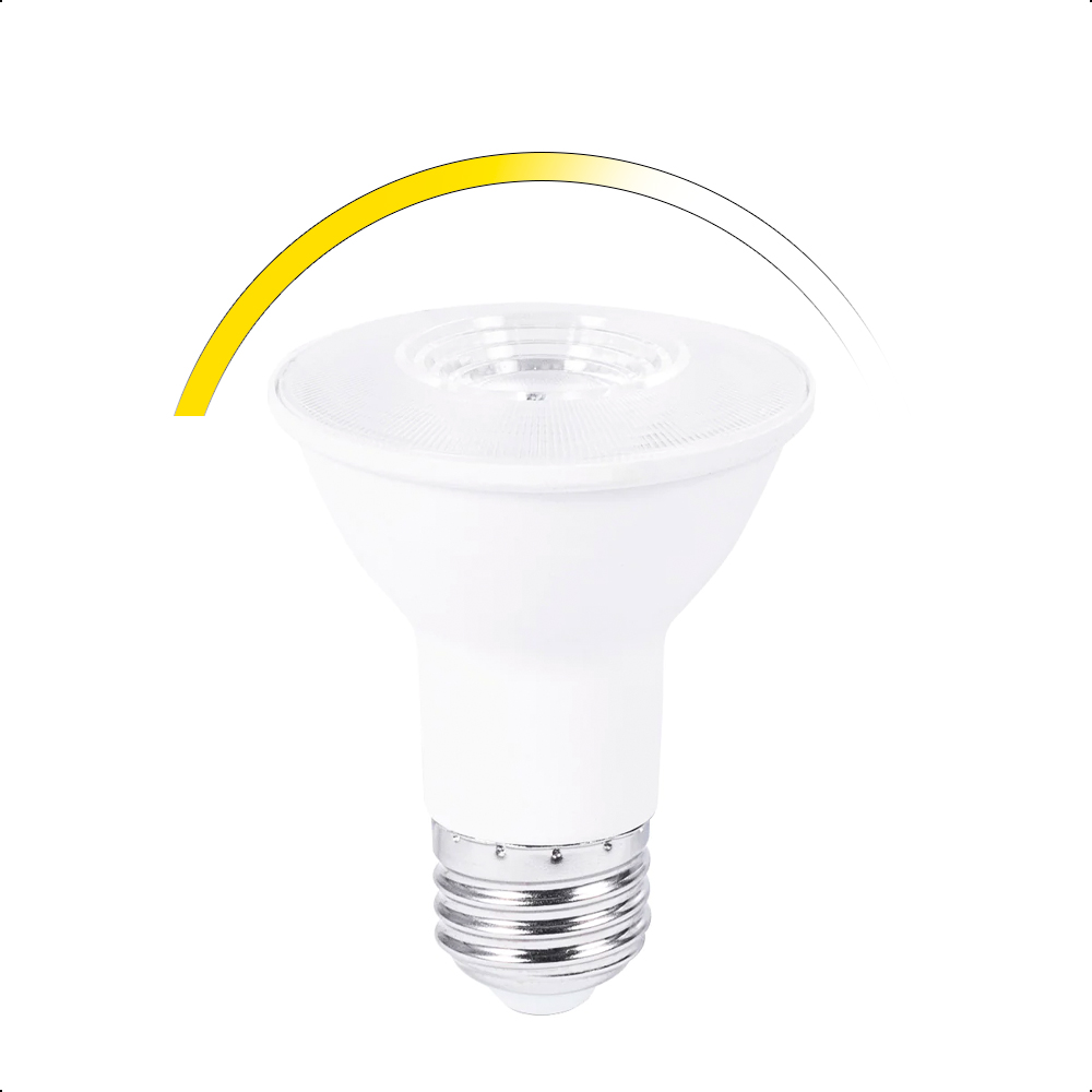 Foco Led Par20 Atenuable 8W Base E26 Long Neck Color De La Luz Blanco Cálido